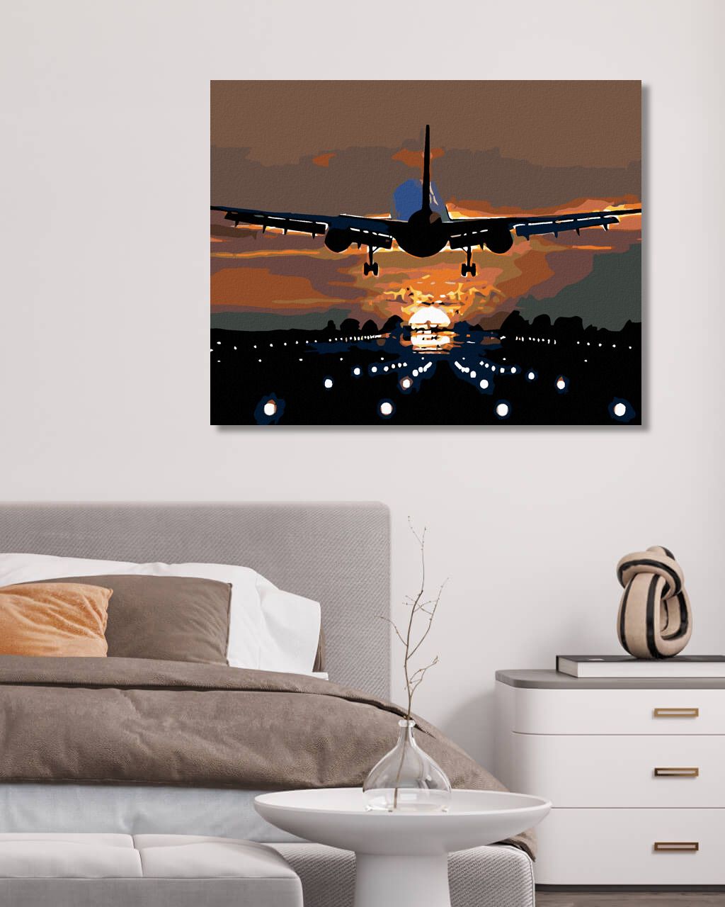 zuty Malování podle čísel - LETÍME ZA SLUNÍČKEM - Rozměr: 40x50 cm, Rámování: Varianta: bez rámu a bez vypnutí plátna - obrázek 2