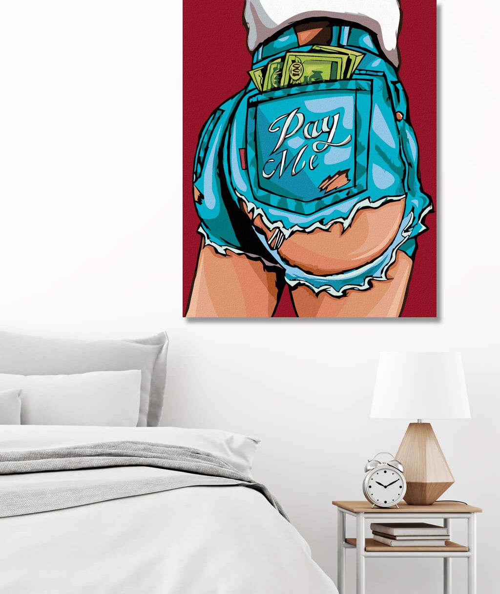 zuty Malování podle čísel - ŠORTKY - Rozměr: 40x50 cm, Rámování: Varianta: bez rámu a bez vypnutí plátna - obrázek 8