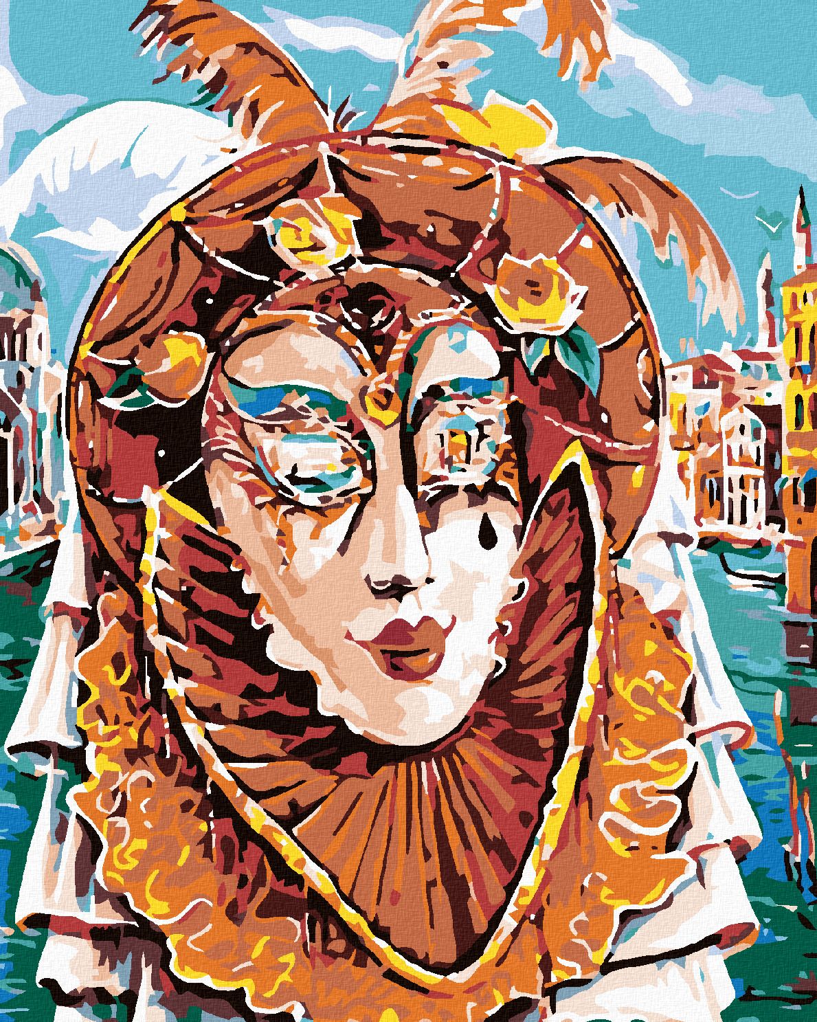 zuty Malování podle čísel - KARNEVAL V RIU - Rozměr: 40x50 cm, Rámování: Varianta: bez rámu a bez vypnutí plátna - obrázek 1