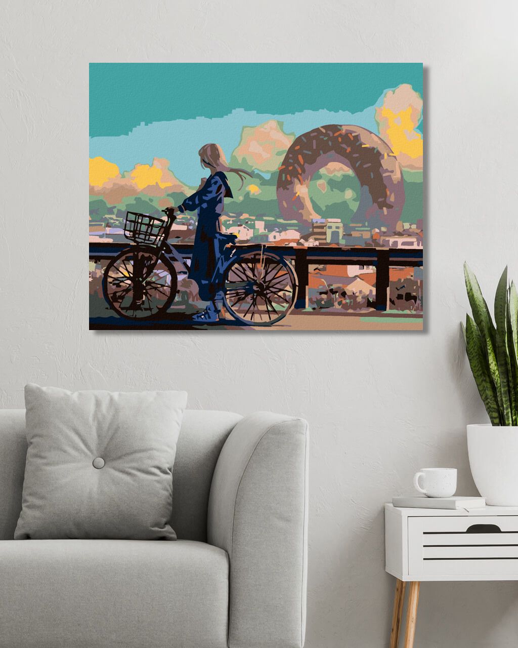 zuty Malování podle čísel - DÍVKA NA KOLE - Rozměr: 40x50 cm, Rámování: Varianta: vypnuté plátno na rám - obrázek 10
