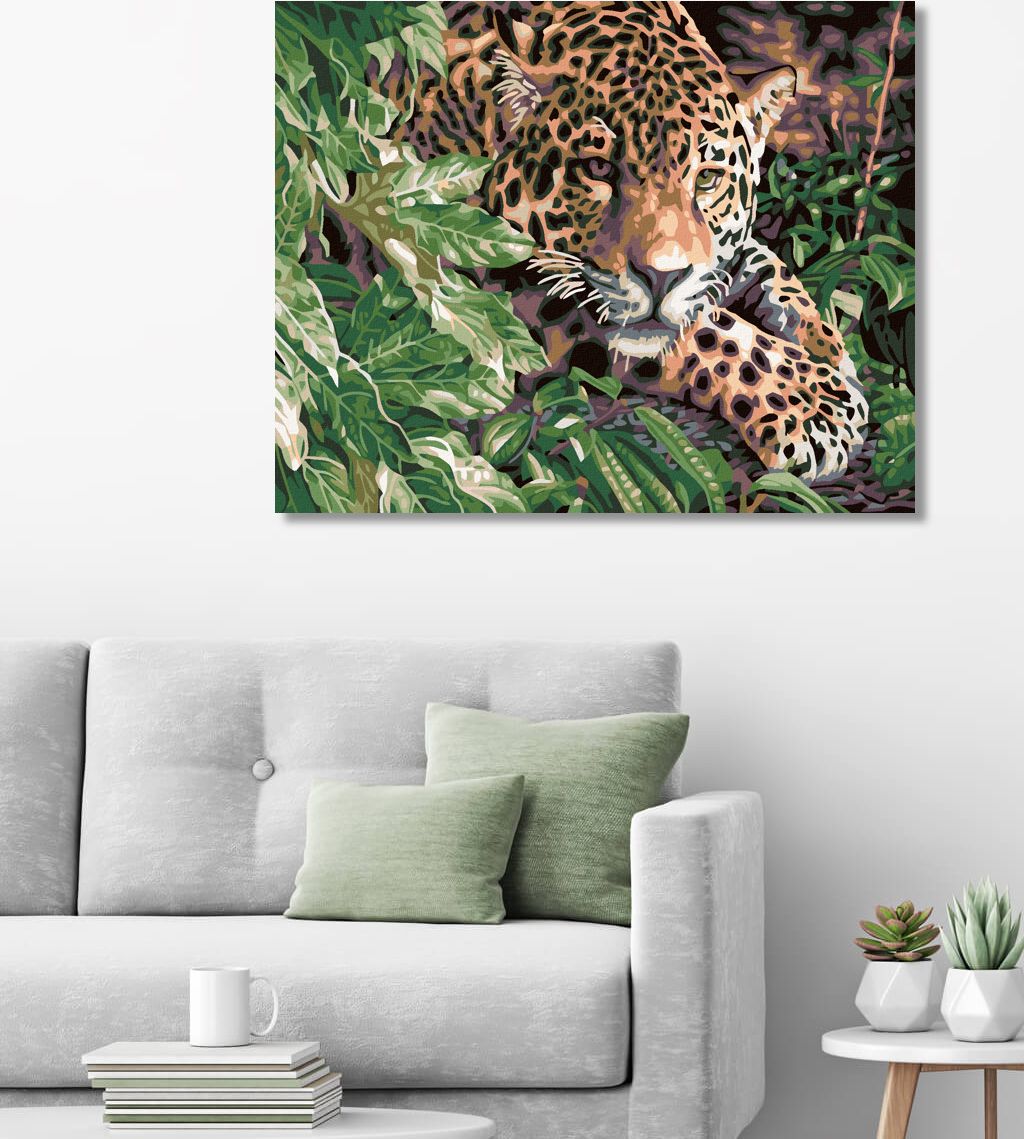 zuty Malování podle čísel - GEPARD - Rozměr: 40x50 cm, Rámování: Varianta: vypnuté plátno na rám - obrázek 4