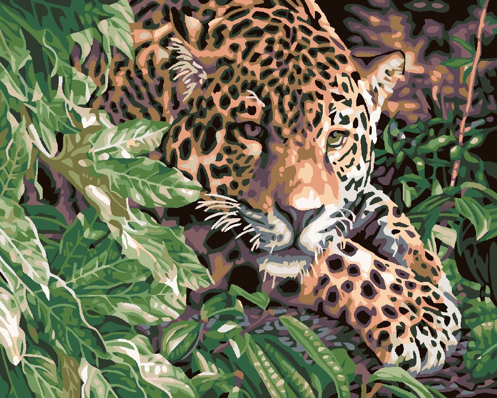 zuty Malování podle čísel - GEPARD - Rozměr: 40x50 cm, Rámování: Varianta: vypnuté plátno na rám - obrázek 5