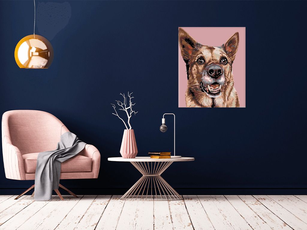 zuty Malování podle čísel - FENKA VLČÁKA - Rozměr: 40x50 cm, Rámování: Varianta: vypnuté plátno na rám - obrázek 7