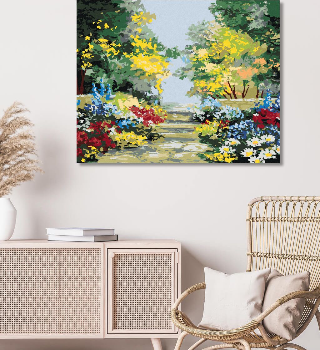 zuty Malování podle čísel - OKRASNÉ KVĚTINY - Rozměr: 40x50 cm, Rámování: Varianta: vypnuté plátno na rám - obrázek 6