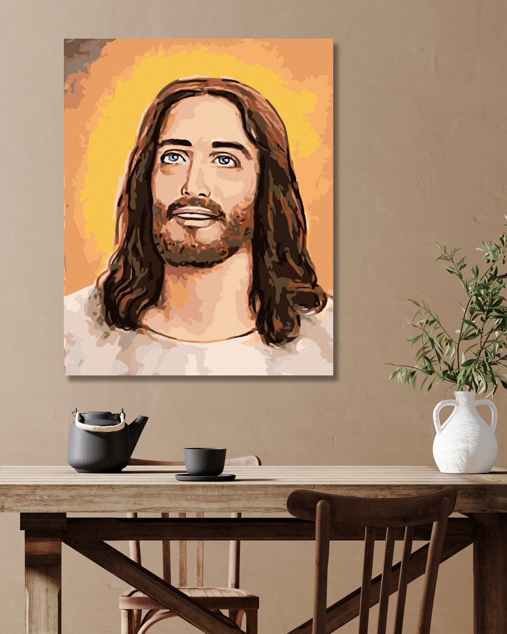 zuty Malování podle čísel - JEŽÍŠ - Rozměr: 40x50 cm, Rámování: Varianta: bez rámu a bez vypnutí plátna - obrázek 10