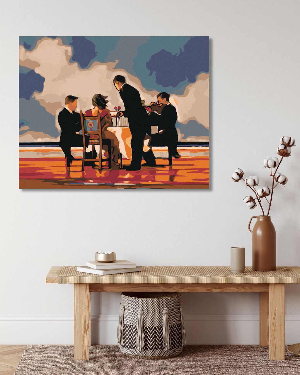 zuty Malování podle čísel - VEČEŘE NA PLÁŽI - Rozměr: 40x50 cm, Rámování: Varianta: bez rámu a bez vypnutí plátna - obrázek 5