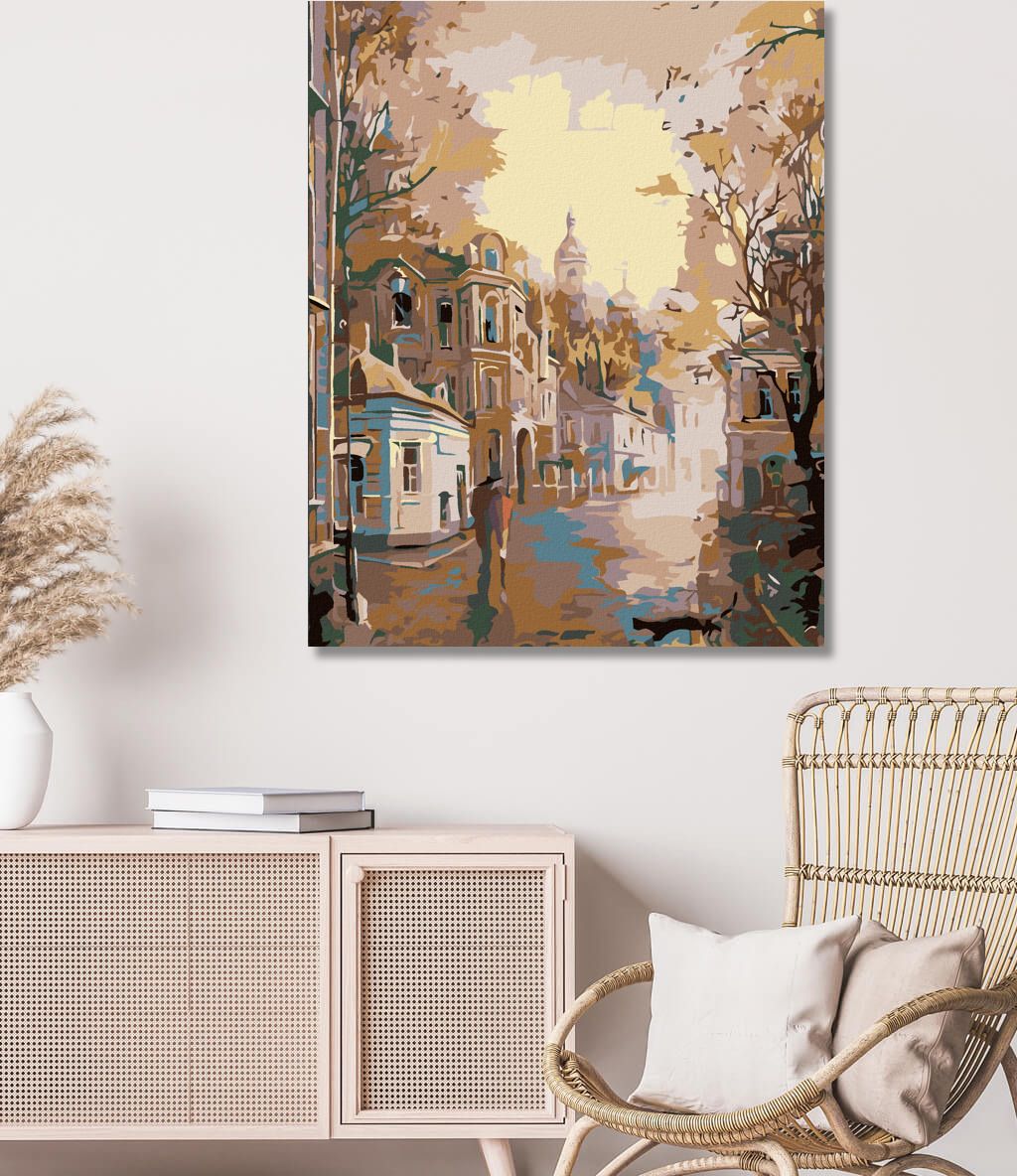 zuty Malování podle čísel - RANNÍ KLIDNÉ MĚSTEČKO - Rozměr: 40x50 cm, Rámování: Varianta: bez rámu a bez vypnutí plátna - obrázek 9