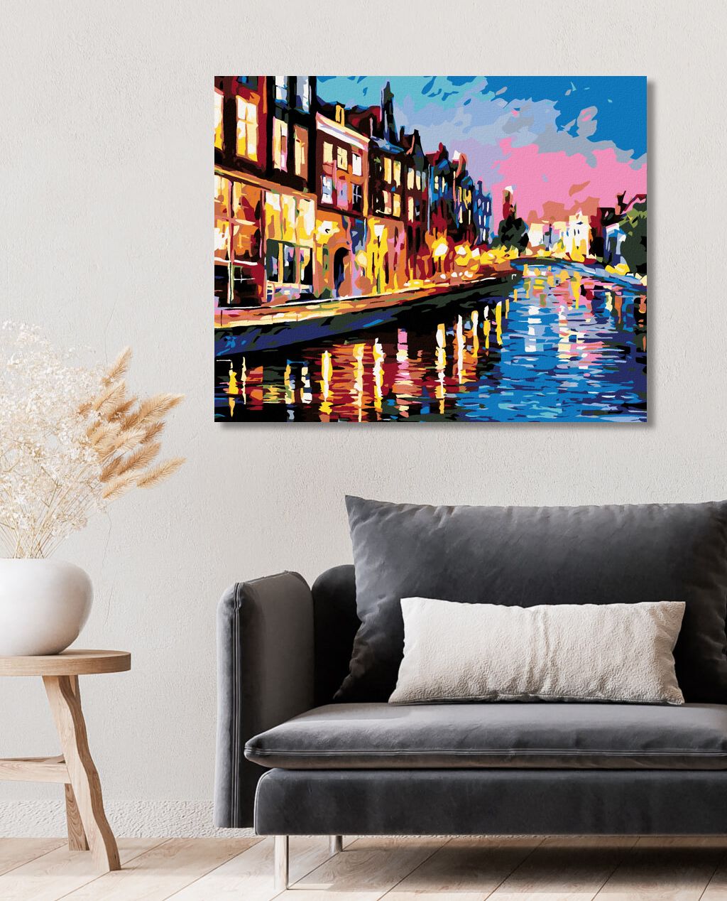 zuty Malování podle čísel - NOC V BENÁTKÁCH - Rozměr: 40x50 cm, Rámování: Varianta: vypnuté plátno na rám - obrázek 8