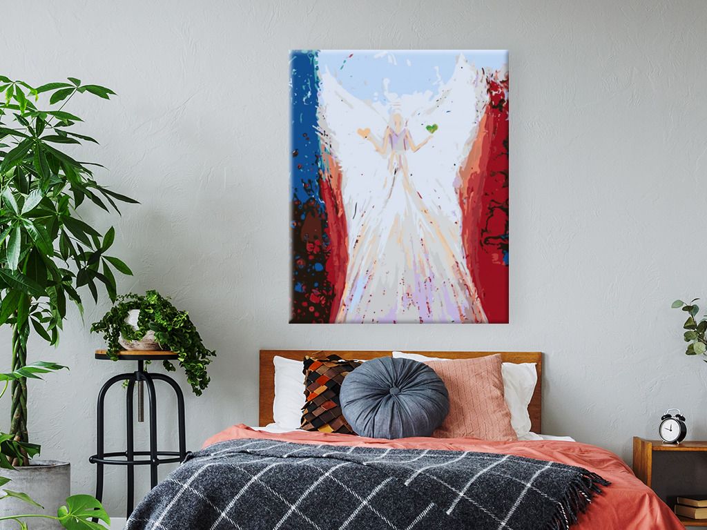 zuty Malování podle čísel - ANDĚLÉ OD LENKY -BALANCE ANGEL - Rozměr: 40x50 cm, Rámování: Varianta: bez rámu a bez vypnutí plátna - obrázek 8