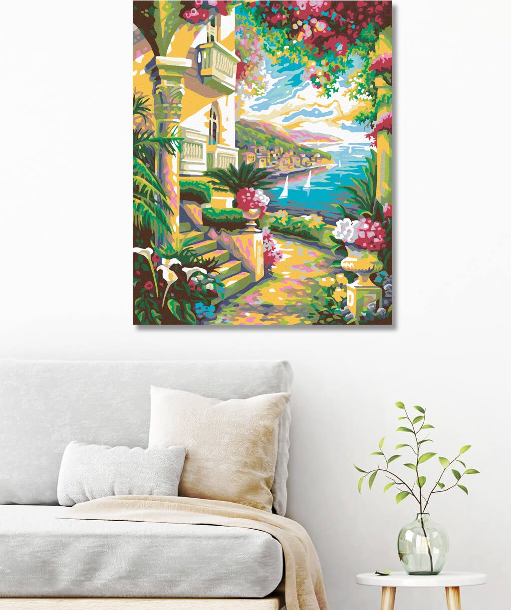 zuty Malování podle čísel - ROZKVETLÉ MOŘE - Rozměr: 40x50 cm, Rámování: Varianta: bez rámu a bez vypnutí plátna - obrázek 9