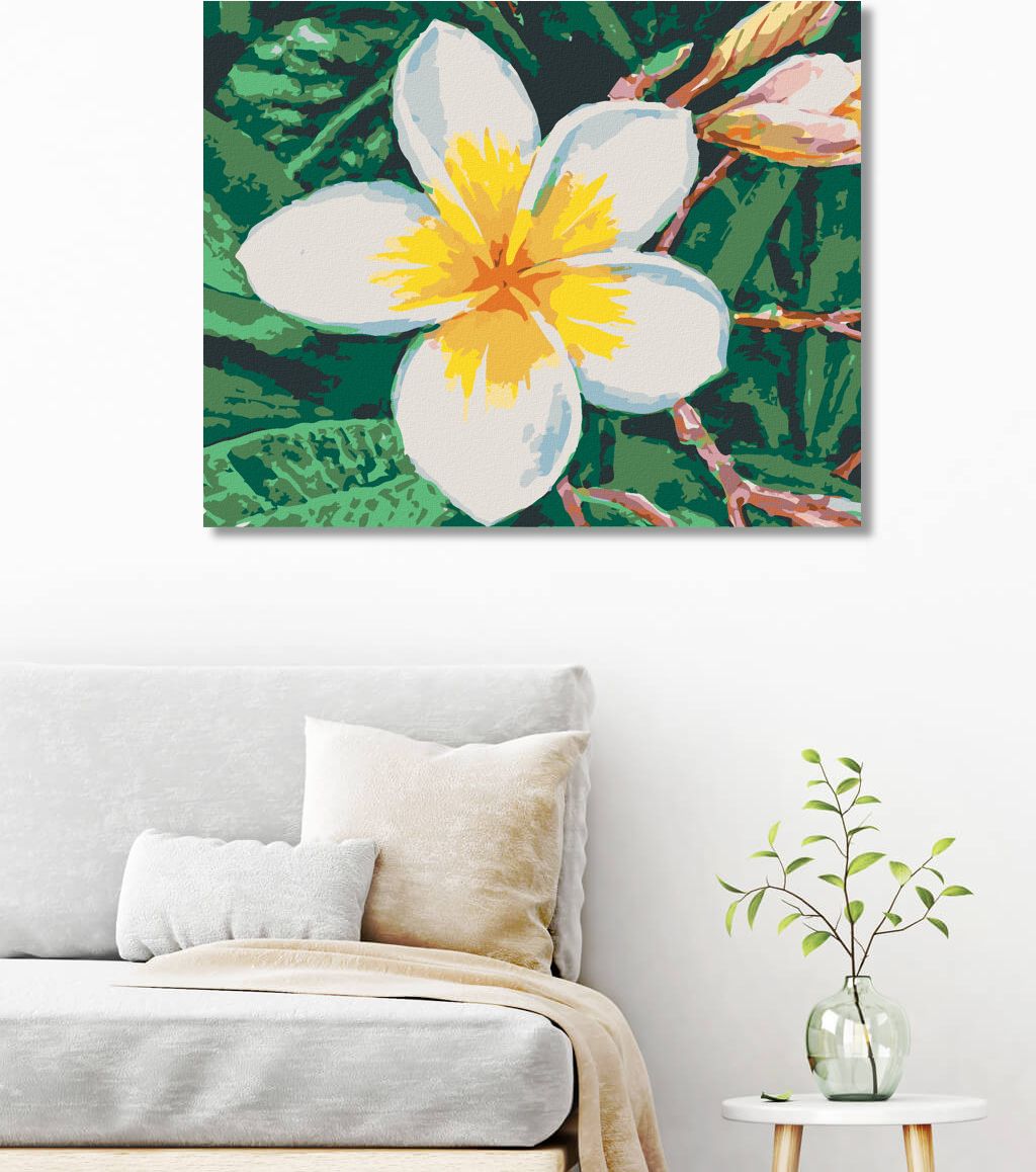 zuty Malování podle čísel - HAVAJSKÁ KVĚTINA - Rozměr: 40x50 cm, Rámování: Varianta: vypnuté plátno na rám - obrázek 7