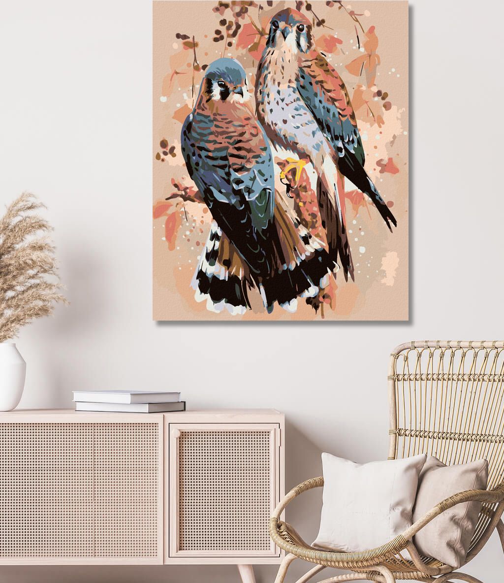 zuty Malování podle čísel - DVĚ POŠTOLKY - Rozměr: 40x50 cm, Rámování: Varianta: bez rámu a bez vypnutí plátna - obrázek 9