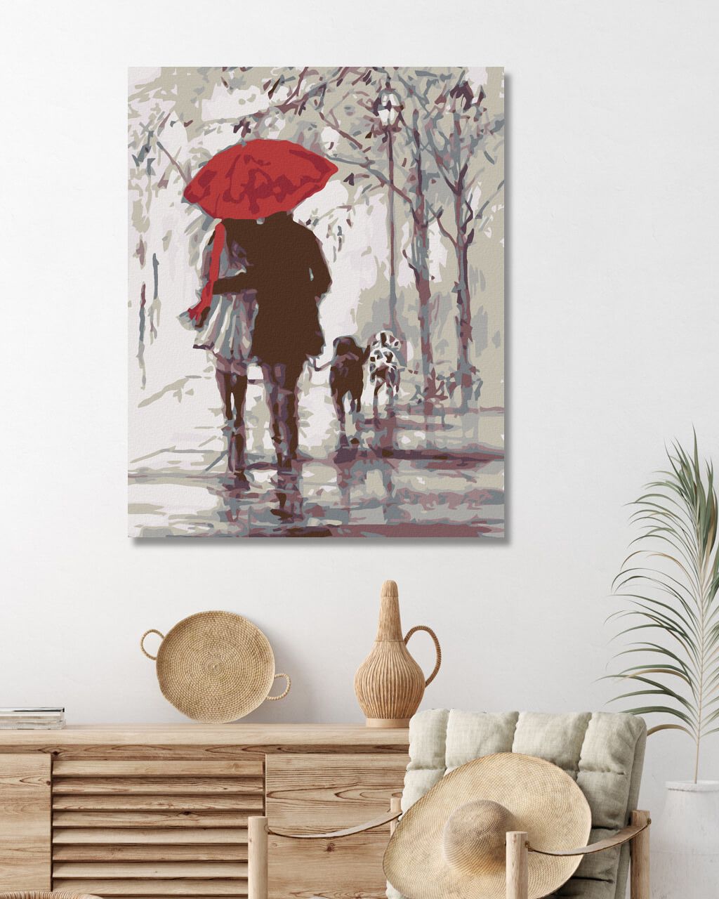 zuty Malování podle čísel - NA PROCHÁZCE S PEJSKY - Rozměr: 40x50 cm, Rámování: Varianta: vypnuté plátno na rám - obrázek 6