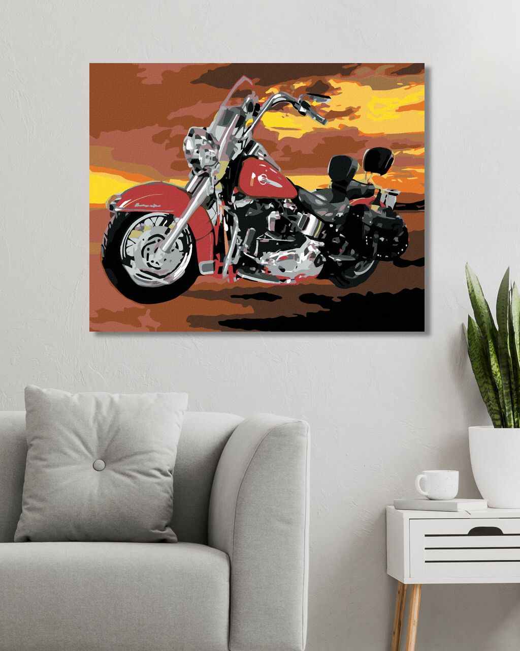 zuty Malování podle čísel - PŘIPRAVENA K JÍZDĚ - Rozměr: 40x50 cm, Rámování: Varianta: vypnuté plátno na rám - obrázek 9