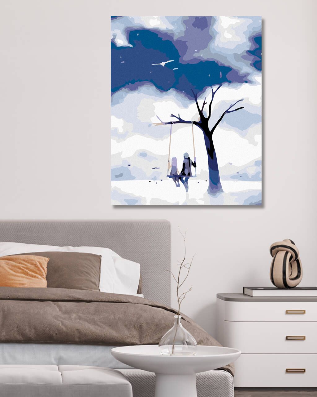 zuty Malování podle čísel - HOUPAČKA - Rozměr: 40x50 cm, Rámování: Varianta: bez rámu a bez vypnutí plátna - obrázek 7