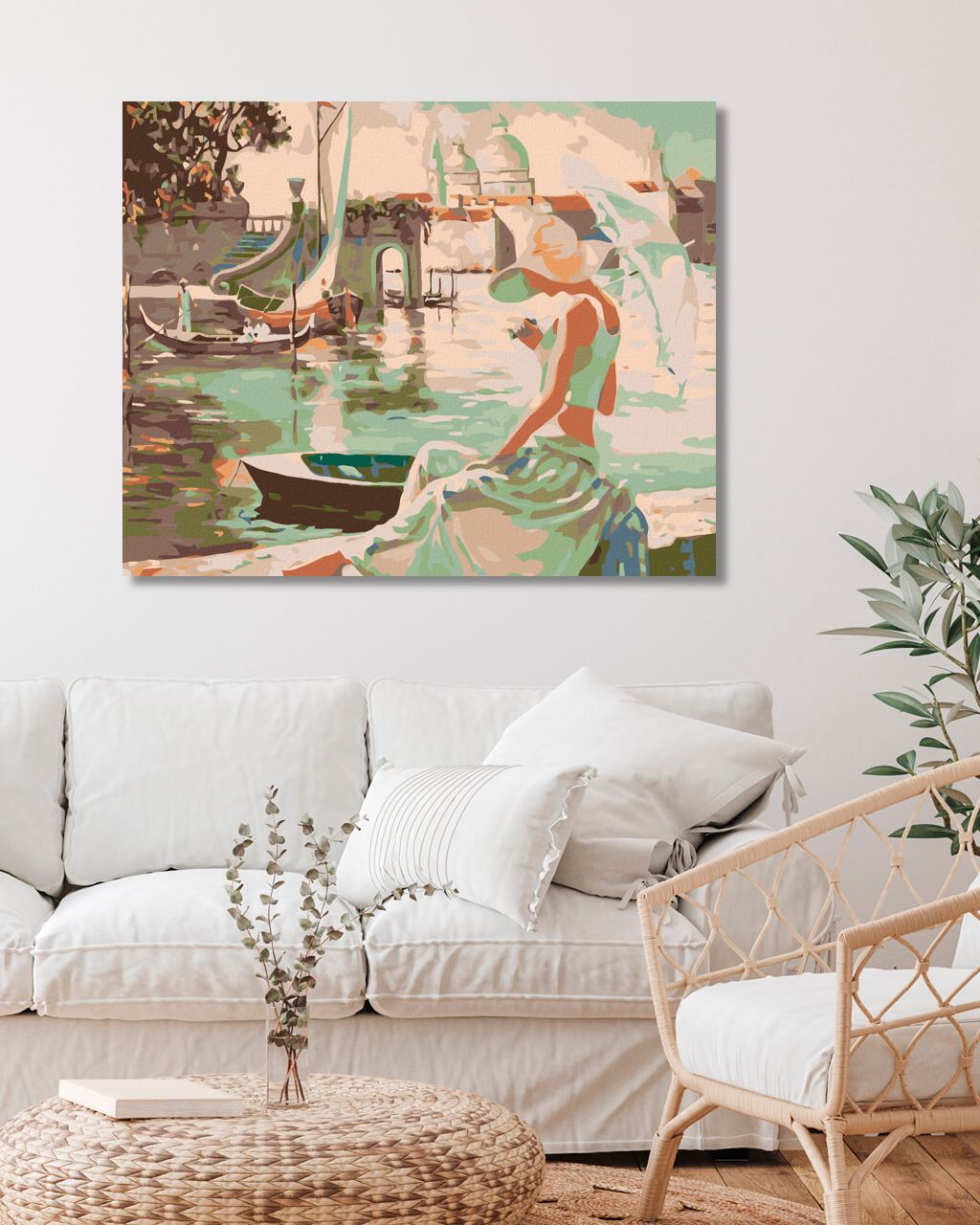 zuty Malování podle čísel - ODPOČINEK V PŘÍSTAVU - Rozměr: 40x50 cm, Rámování: Varianta: vypnuté plátno na rám - obrázek 8