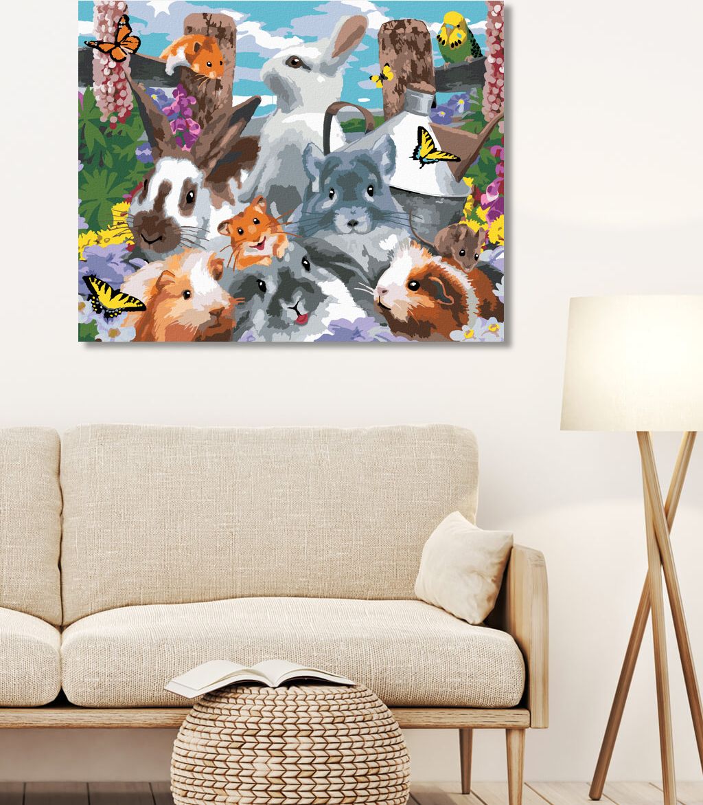 zuty Malování podle čísel - HLODAVCI NA ZAHRADĚ A ANDULKA (HOWARD ROBINSON) - Rozměr: 40x50 cm, Rámování: Varianta: bez rámu a bez vypnutí plátna - obrázek 10