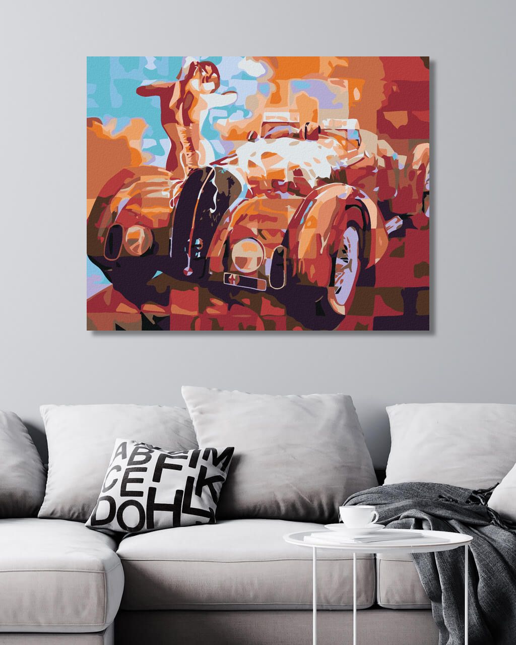 zuty Malování podle čísel - VETERÁN - Rozměr: 40x50 cm, Rámování: Varianta: vypnuté plátno na rám - obrázek 3
