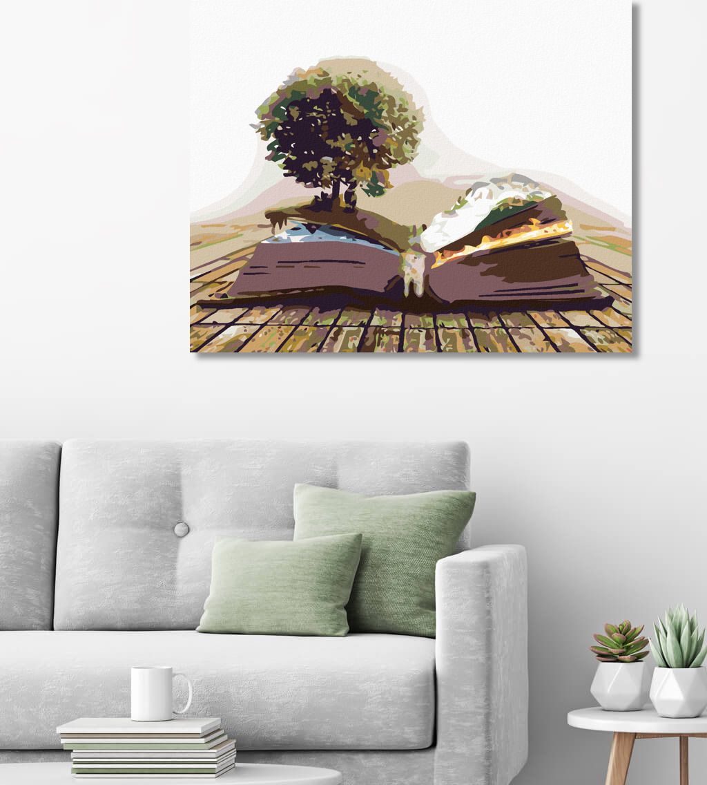 zuty Malování podle čísel - KNIHA ŽIVOTA - Rozměr: 40x50 cm, Rámování: Varianta: vypnuté plátno na rám - obrázek 8