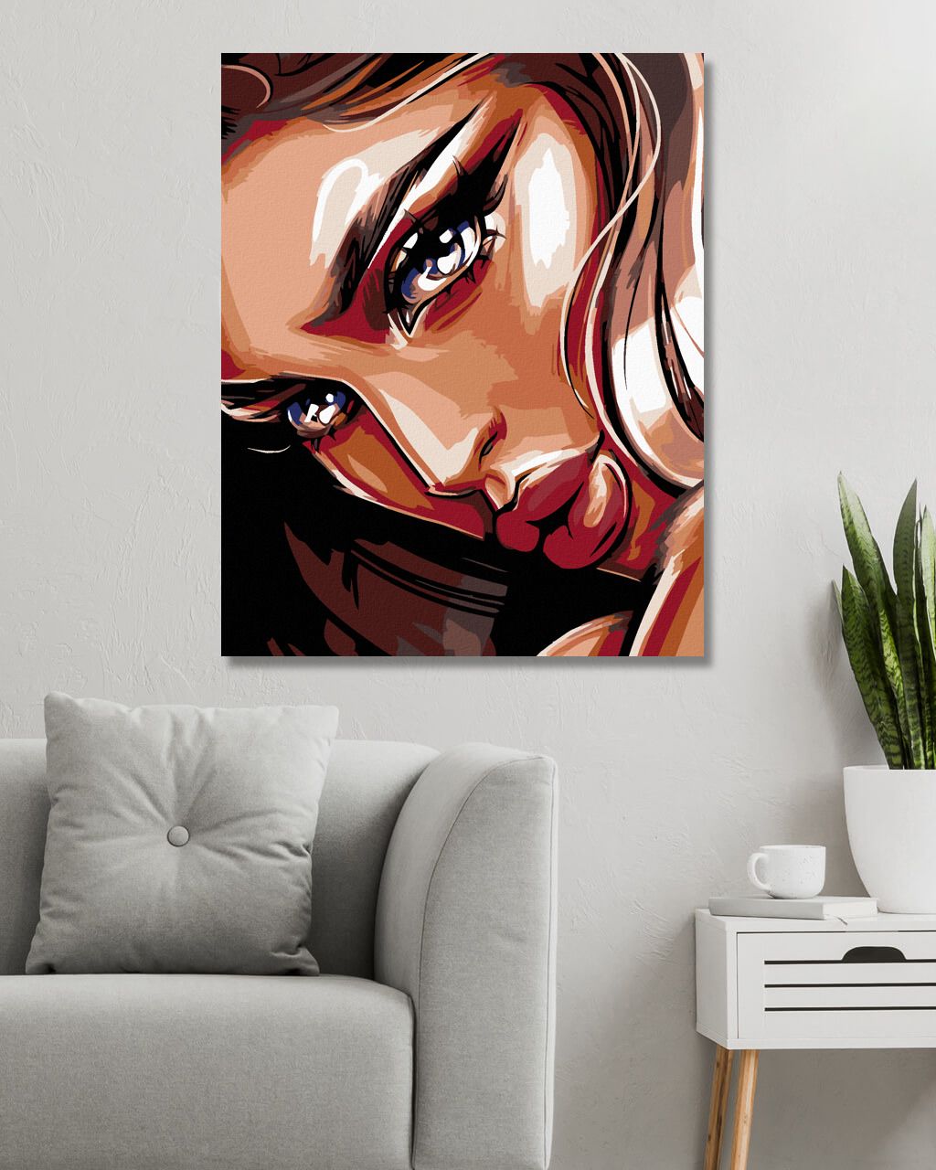 zuty Malování podle čísel - JASNÝ POHLED - Rozměr: 40x50 cm, Rámování: Varianta: vypnuté plátno na rám - obrázek 2