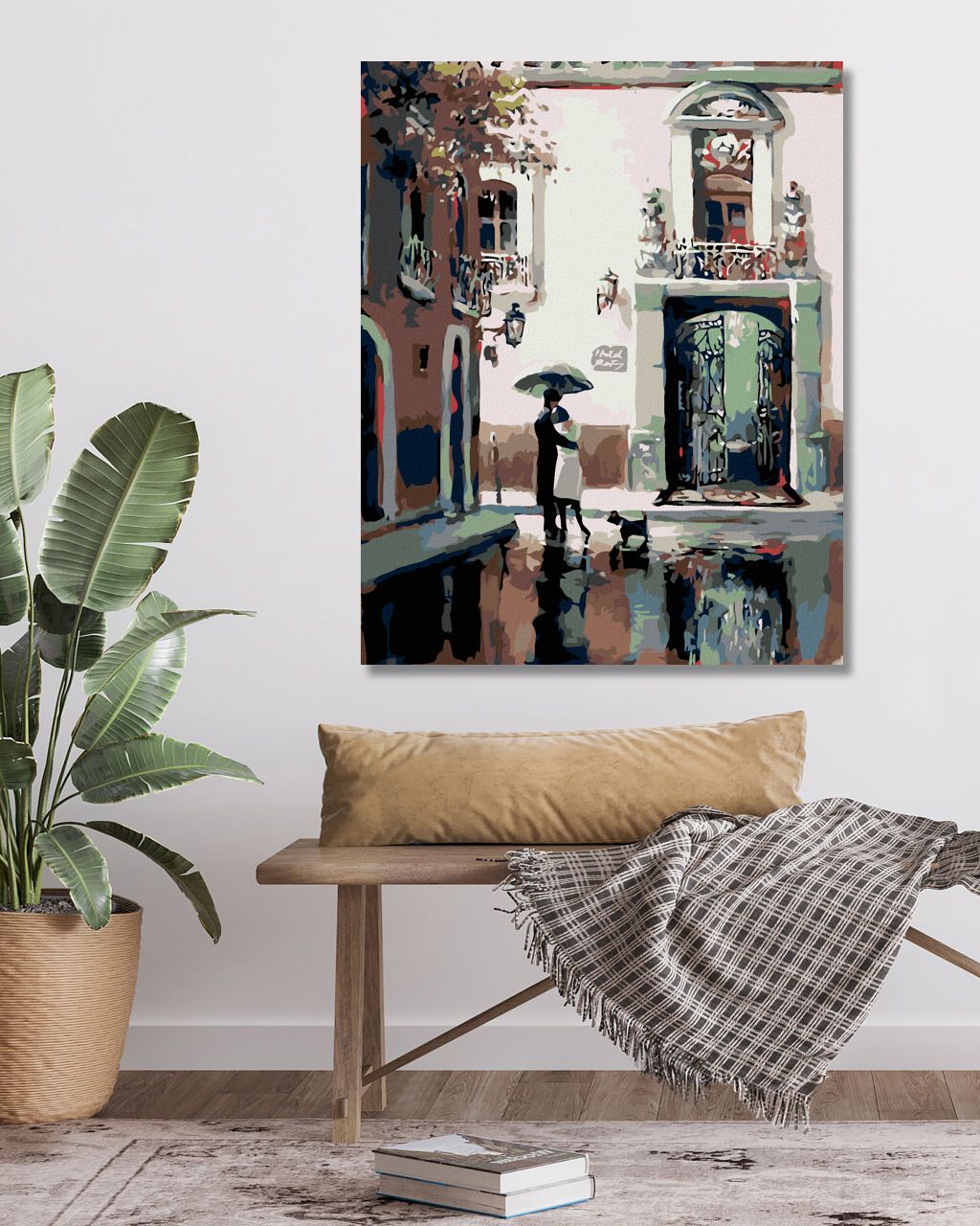 zuty Malování podle čísel - LOUČENÍ PŘED BRANOU - Rozměr: 40x50 cm, Rámování: Varianta: vypnuté plátno na rám - obrázek 8