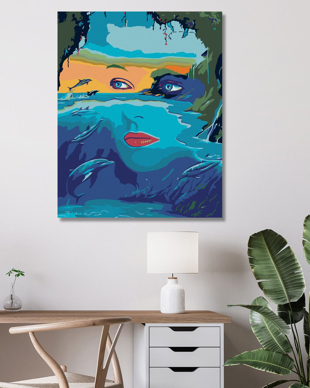 zuty Malování podle čísel - POHLED Z MOŘE - Rozměr: 40x50 cm, Rámování: Varianta: vypnuté plátno na rám - obrázek 5