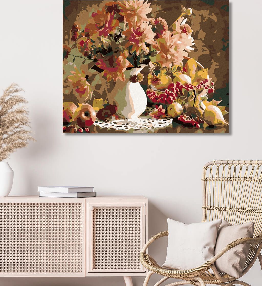 zuty Malování podle čísel - KVĚTINY VE VÁZE - Rozměr: 40x50 cm, Rámování: Varianta: vypnuté plátno na rám - obrázek 10