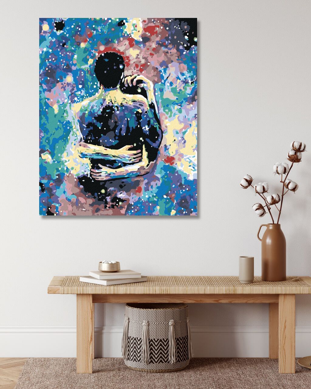 zuty Malování podle čísel - BAREVNÉ OBJETÍ - Rozměr: 40x50 cm, Rámování: Varianta: vypnuté plátno na rám - obrázek 9