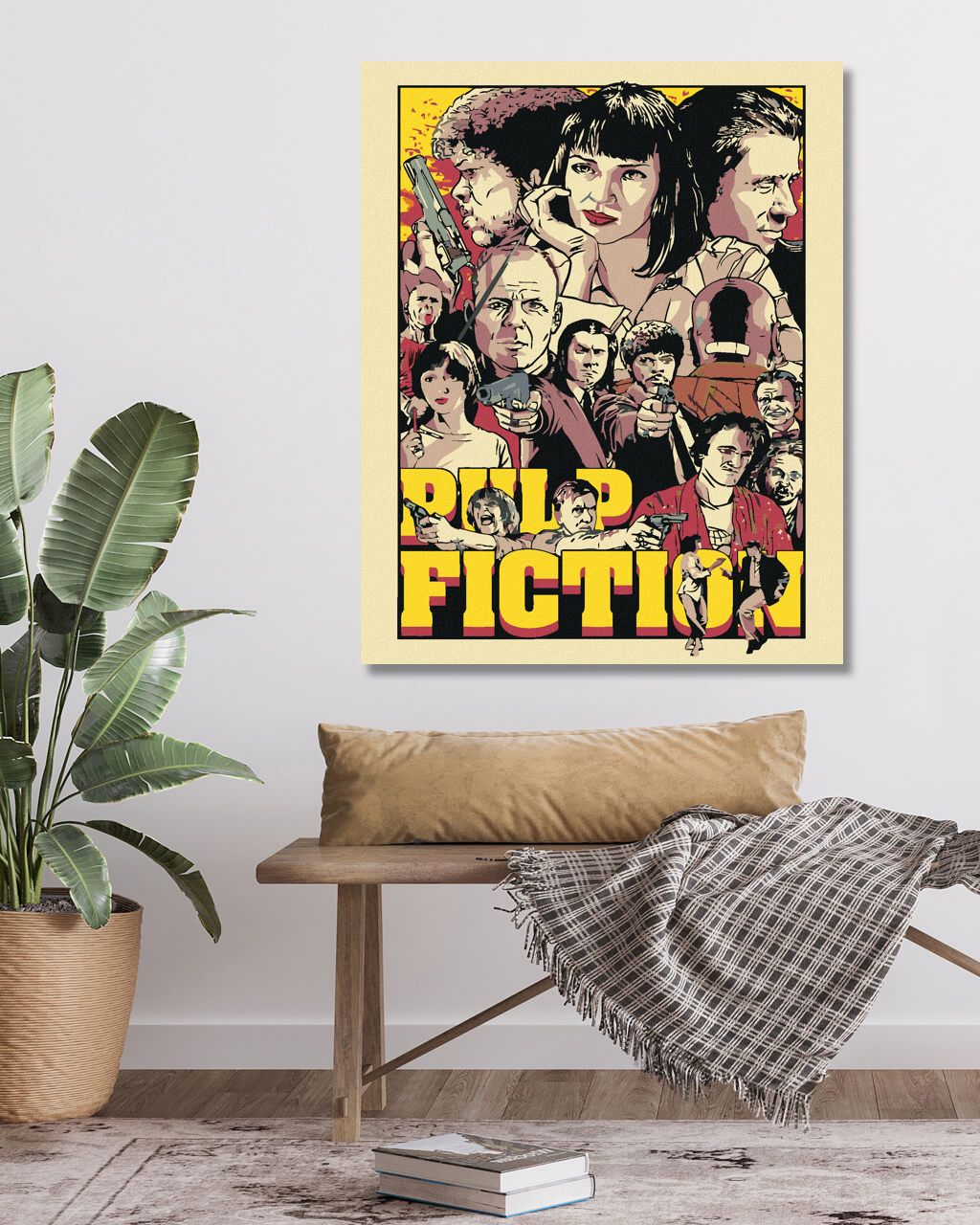 zuty Malování podle čísel - PULP FICTION - Rozměr: 40x50 cm, Rámování: Varianta: bez rámu a bez vypnutí plátna - obrázek 16