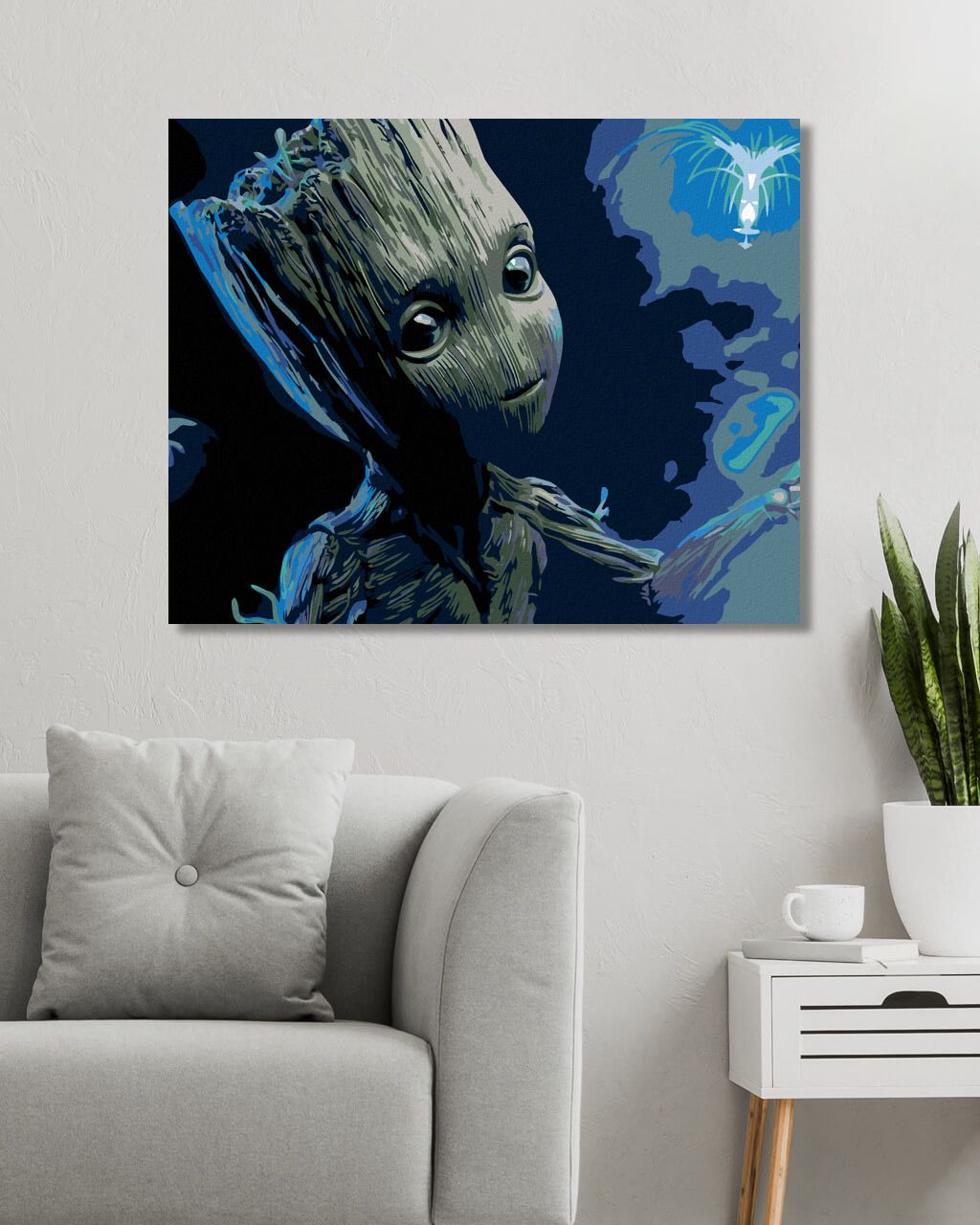 zuty Malování podle čísel - GROOT - Rozměr: 40x50 cm, Rámování: Varianta: vypnuté plátno na rám - obrázek 10
