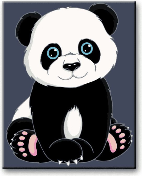 zuty Malování podle čísel - PANDA - Rozměr: 40x50 cm, Rámování: Varianta: bez rámu a bez vypnutí plátna - obrázek 19