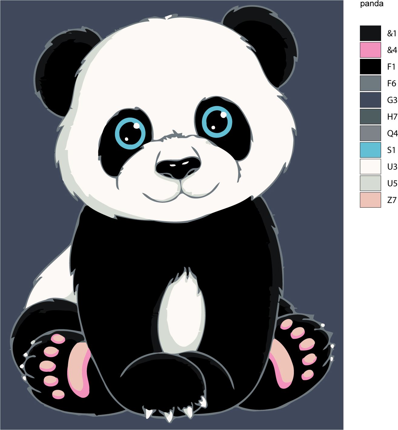 zuty Malování podle čísel - PANDA - Rozměr: 40x50 cm, Rámování: Varianta: vypnuté plátno na rám - obrázek 10
