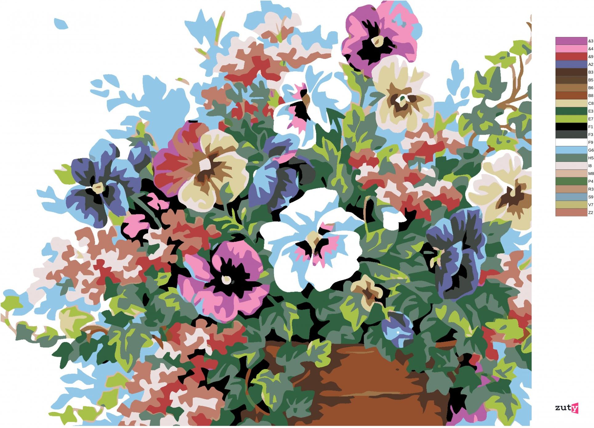 zuty Malování podle čísel - MACEŠKY - Rozměr: 40x50 cm, Rámování: Varianta: vypnuté plátno na rám - obrázek 7