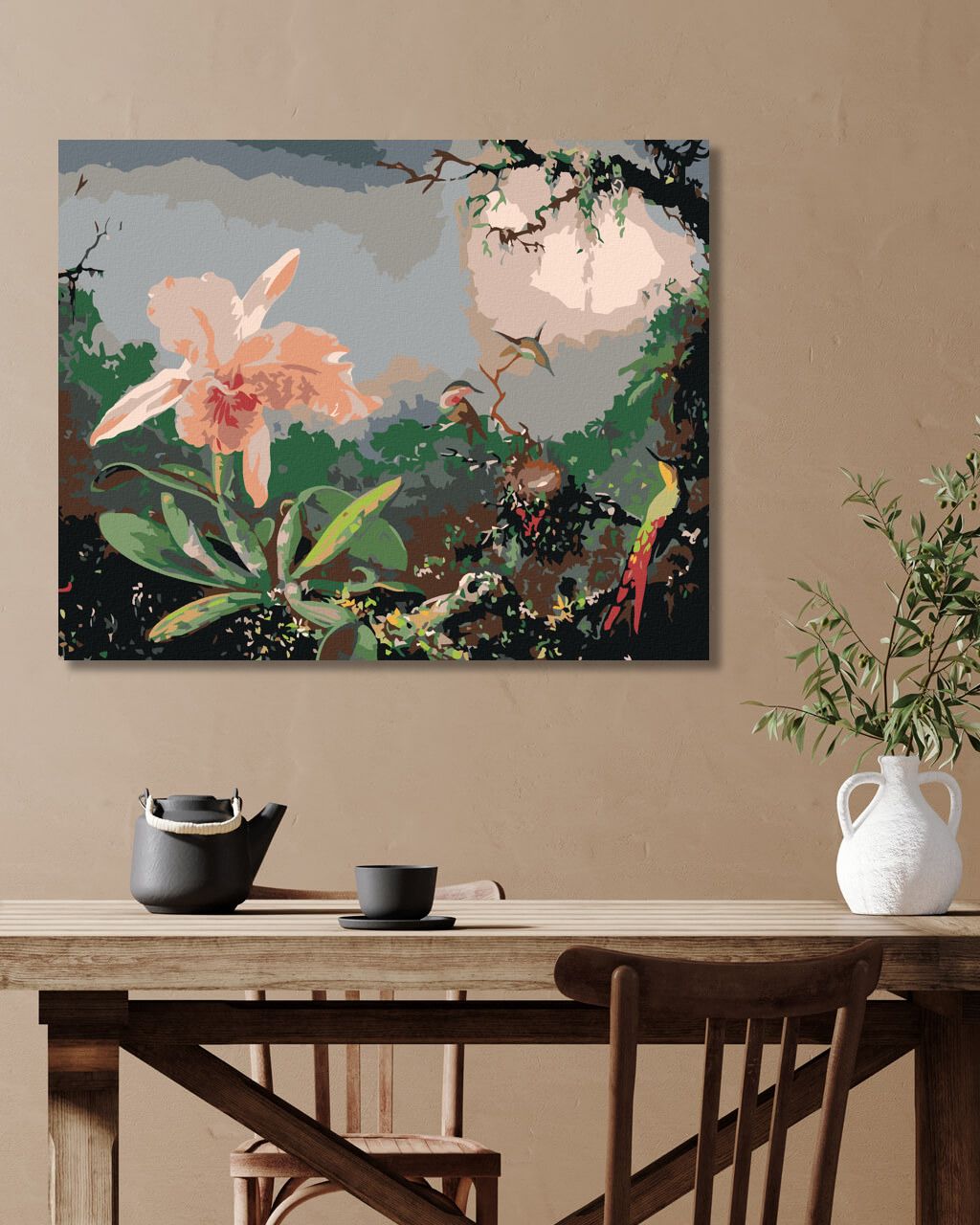 zuty Malování podle čísel - PŘÍRODA V PODVEČER - Rozměr: 40x50 cm, Rámování: Varianta: bez rámu a bez vypnutí plátna - obrázek 6