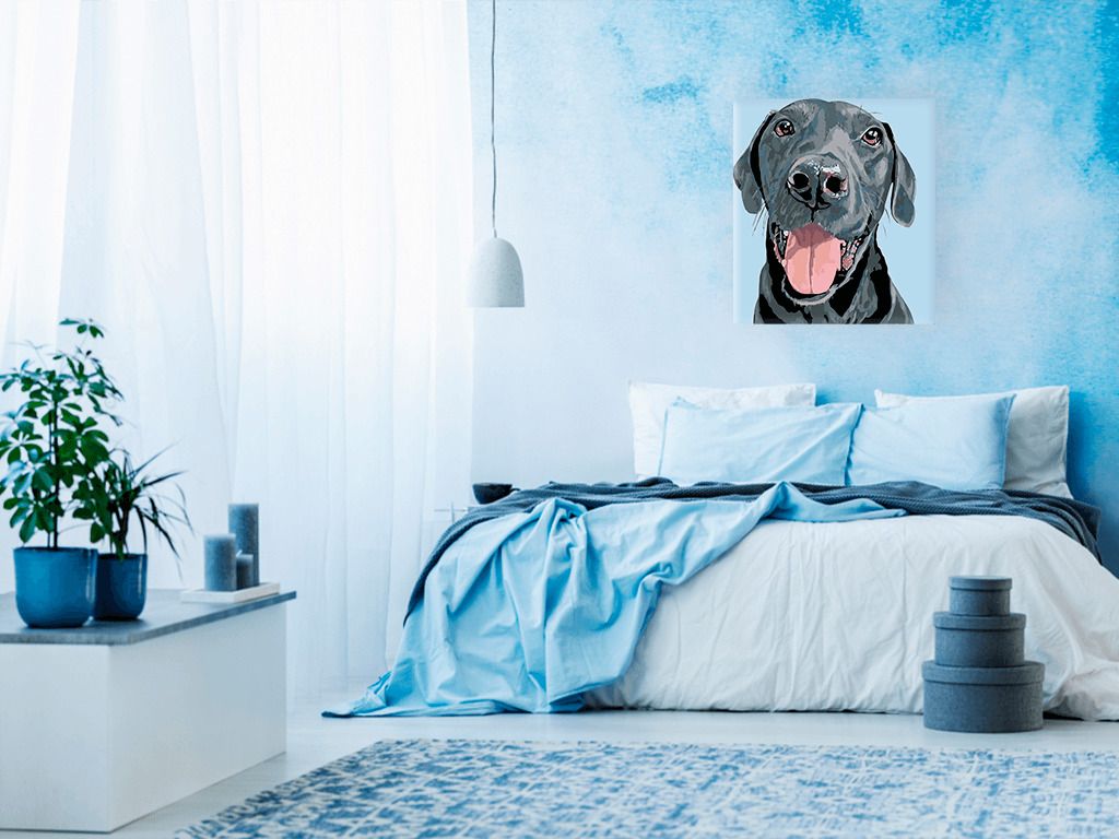 zuty Malování podle čísel - ČERNÝ KRASAVEC - Rozměr: 40x50 cm, Rámování: Varianta: vypnuté plátno na rám - obrázek 15