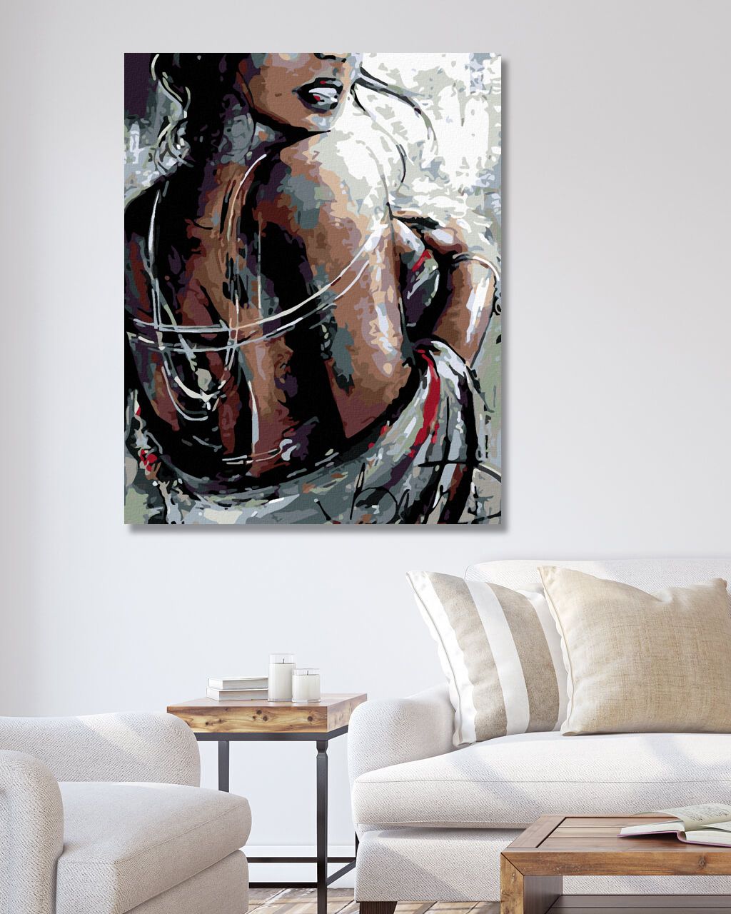 zuty Malování podle čísel - SMYSLNOST - Rozměr: 40x50 cm, Rámování: Varianta: vypnuté plátno na rám - obrázek 7