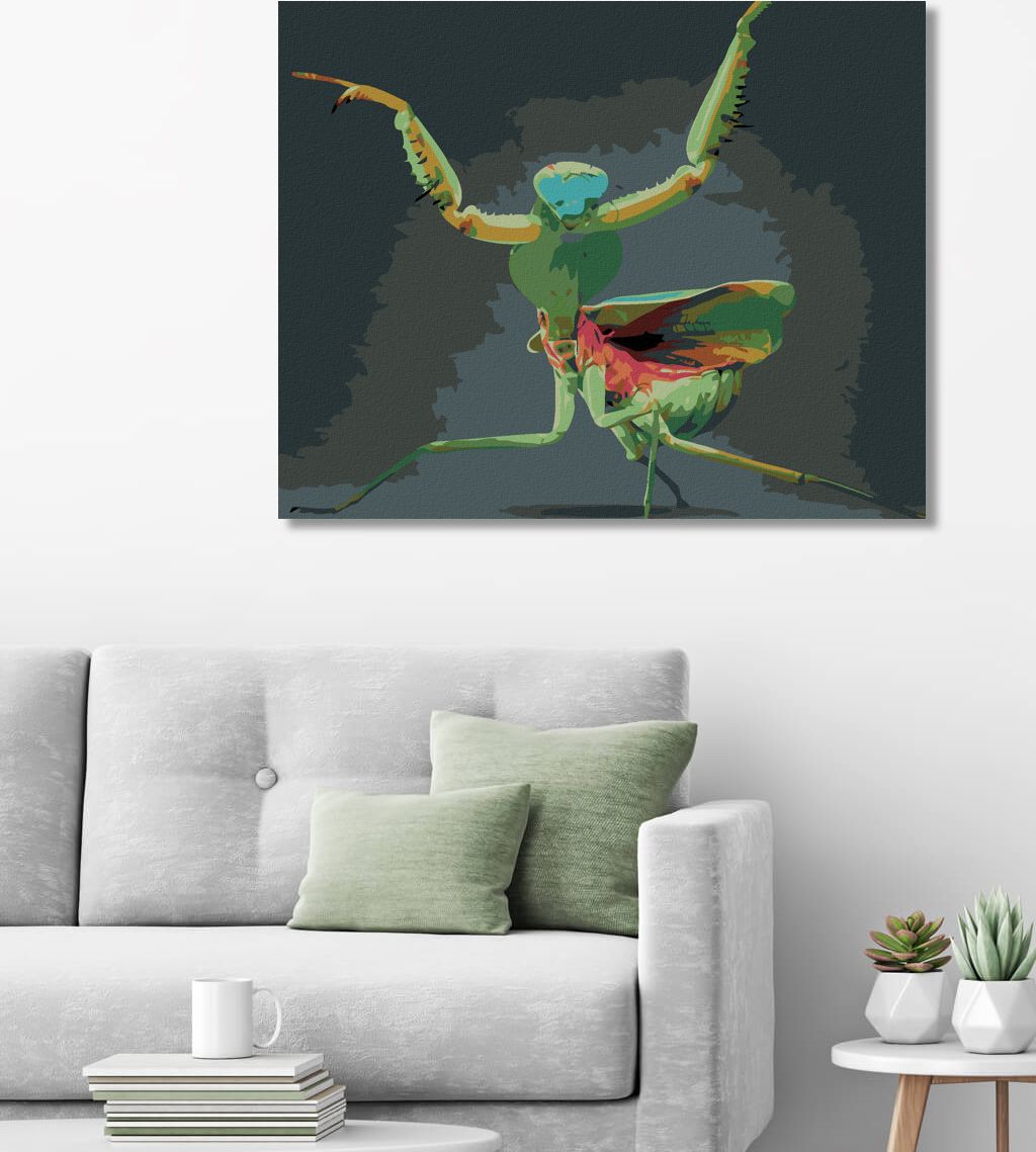 zuty Malování podle čísel - KUDLANKA NÁBOŽNÁ - Rozměr: 40x50 cm, Rámování: Varianta: vypnuté plátno na rám - obrázek 3