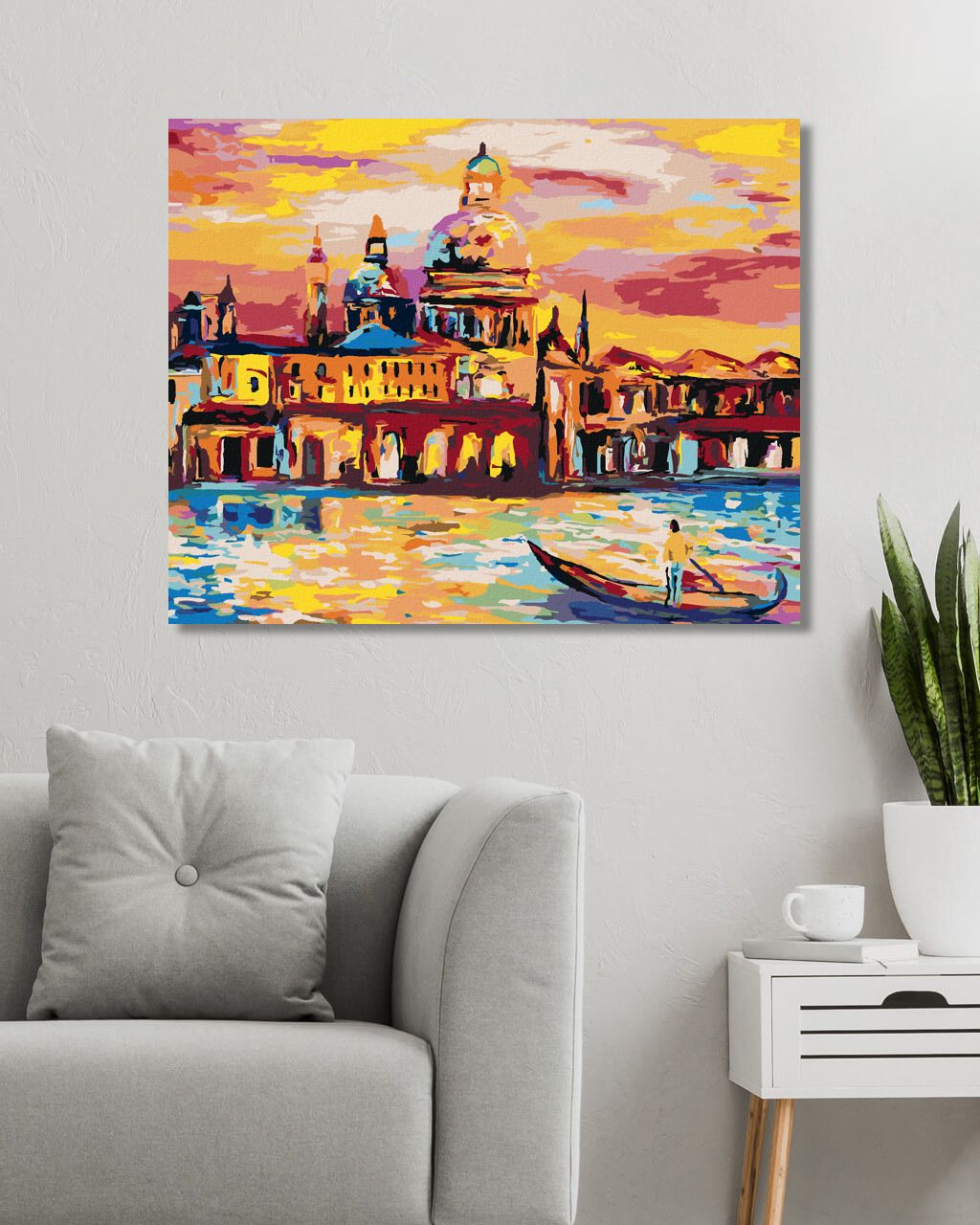 zuty Malování podle čísel - BENÁTKY - Rozměr: 40x50 cm, Rámování: Varianta: vypnuté plátno na rám - obrázek 5