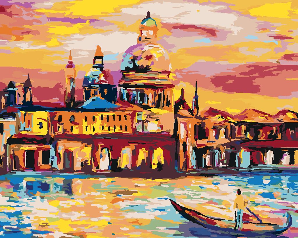 zuty Malování podle čísel - BENÁTKY - Rozměr: 40x50 cm, Rámování: Varianta: vypnuté plátno na rám - obrázek 9