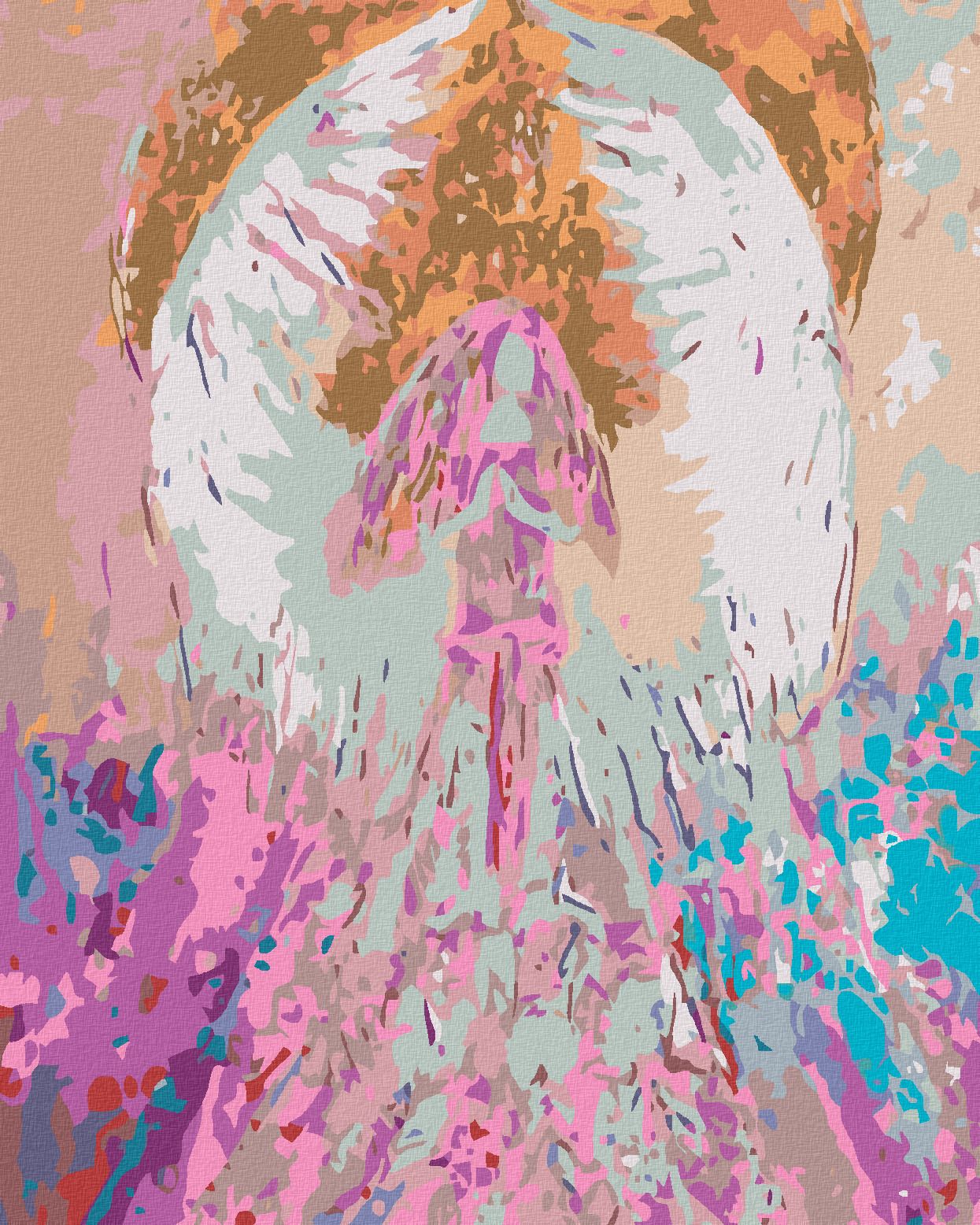 zuty Malování podle čísel - ANDĚLÉ OD LENKY - CONFIDENCE ANGEL - Rozměr: 40x50 cm, Rámování: Varianta: bez rámu a bez vypnutí plátna - obrázek 1