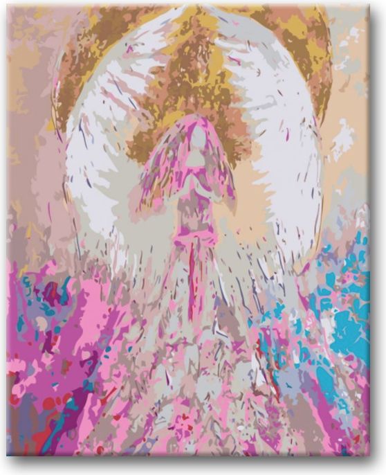 zuty Malování podle čísel - ANDĚLÉ OD LENKY - CONFIDENCE ANGEL - Rozměr: 40x50 cm, Rámování: Varianta: bez rámu a bez vypnutí plátna - obrázek 4