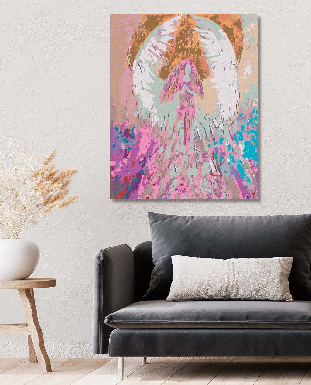 zuty Malování podle čísel - ANDĚLÉ OD LENKY - CONFIDENCE ANGEL - Rozměr: 40x50 cm, Rámování: Varianta: bez rámu a bez vypnutí plátna - obrázek 9
