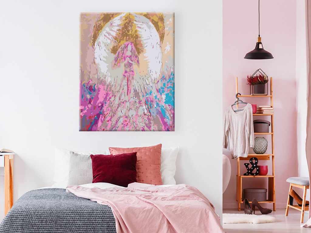 zuty Malování podle čísel - ANDĚLÉ OD LENKY - CONFIDENCE ANGEL - Rozměr: 40x50 cm, Rámování: Varianta: bez rámu a bez vypnutí plátna - obrázek 12