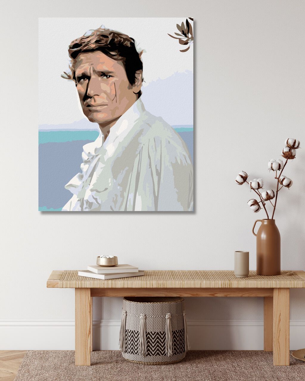 zuty Malování podle čísel - JEOFFREY DE PEYRAC - Rozměr: 40x50 cm, Rámování: Varianta: vypnuté plátno na rám - obrázek 3