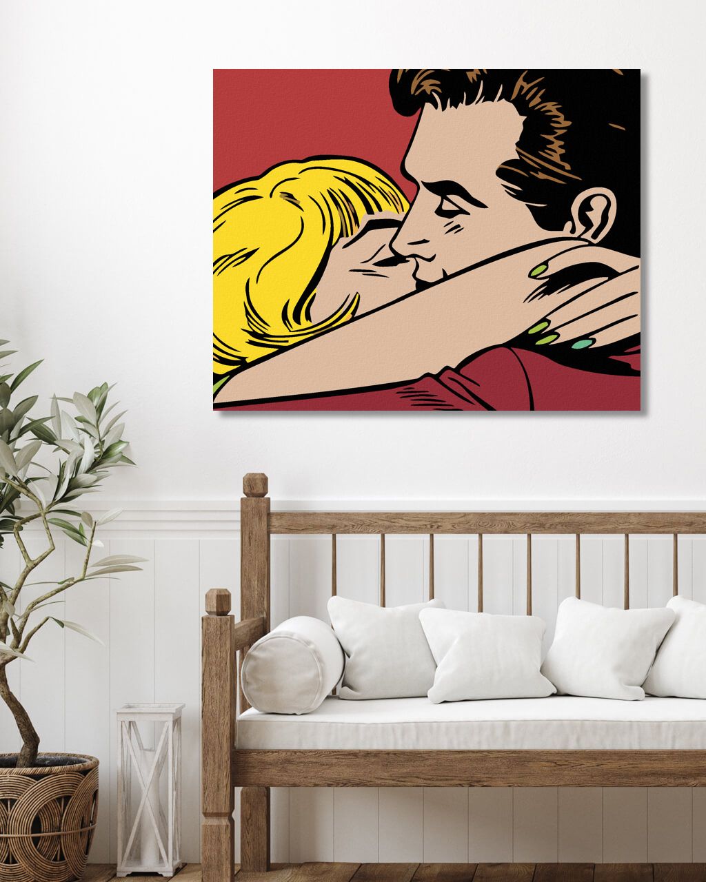 zuty Malování podle čísel - V OBJETÍ - Rozměr: 40x50 cm, Rámování: Varianta: vypnuté plátno na rám - obrázek 6