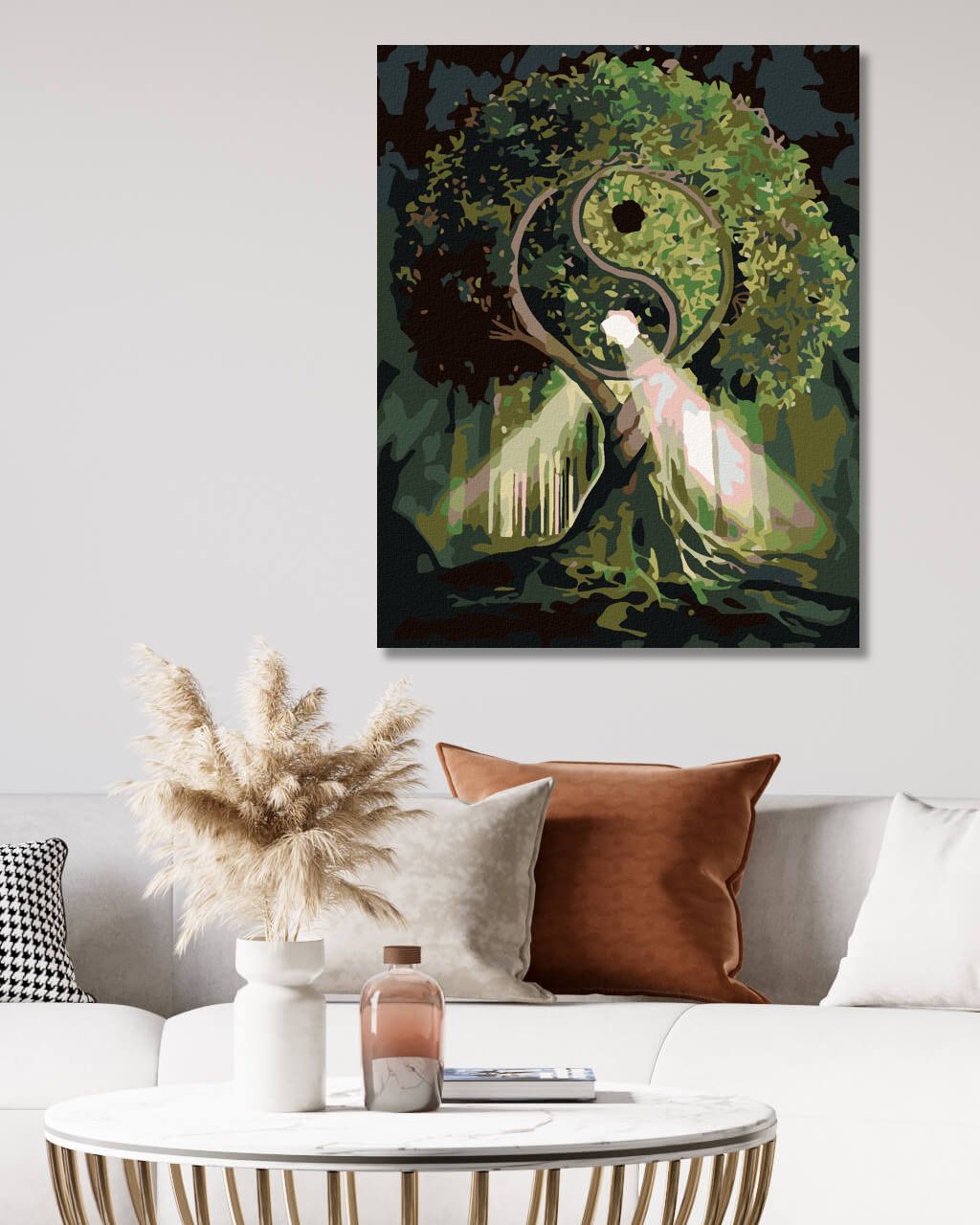 zuty Malování podle čísel - STROM HARMONIE - Rozměr: 40x50 cm, Rámování: Varianta: vypnuté plátno na rám - obrázek 4