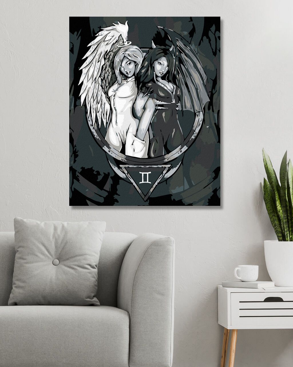 zuty Malování podle čísel - GEMINI - Rozměr: 40x50 cm, Rámování: Varianta: vypnuté plátno na rám - obrázek 8