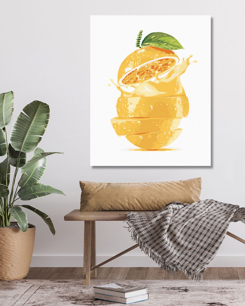 zuty Malování podle čísel - CITRON - Rozměr: 40x50 cm, Rámování: Varianta: vypnuté plátno na rám - obrázek 6