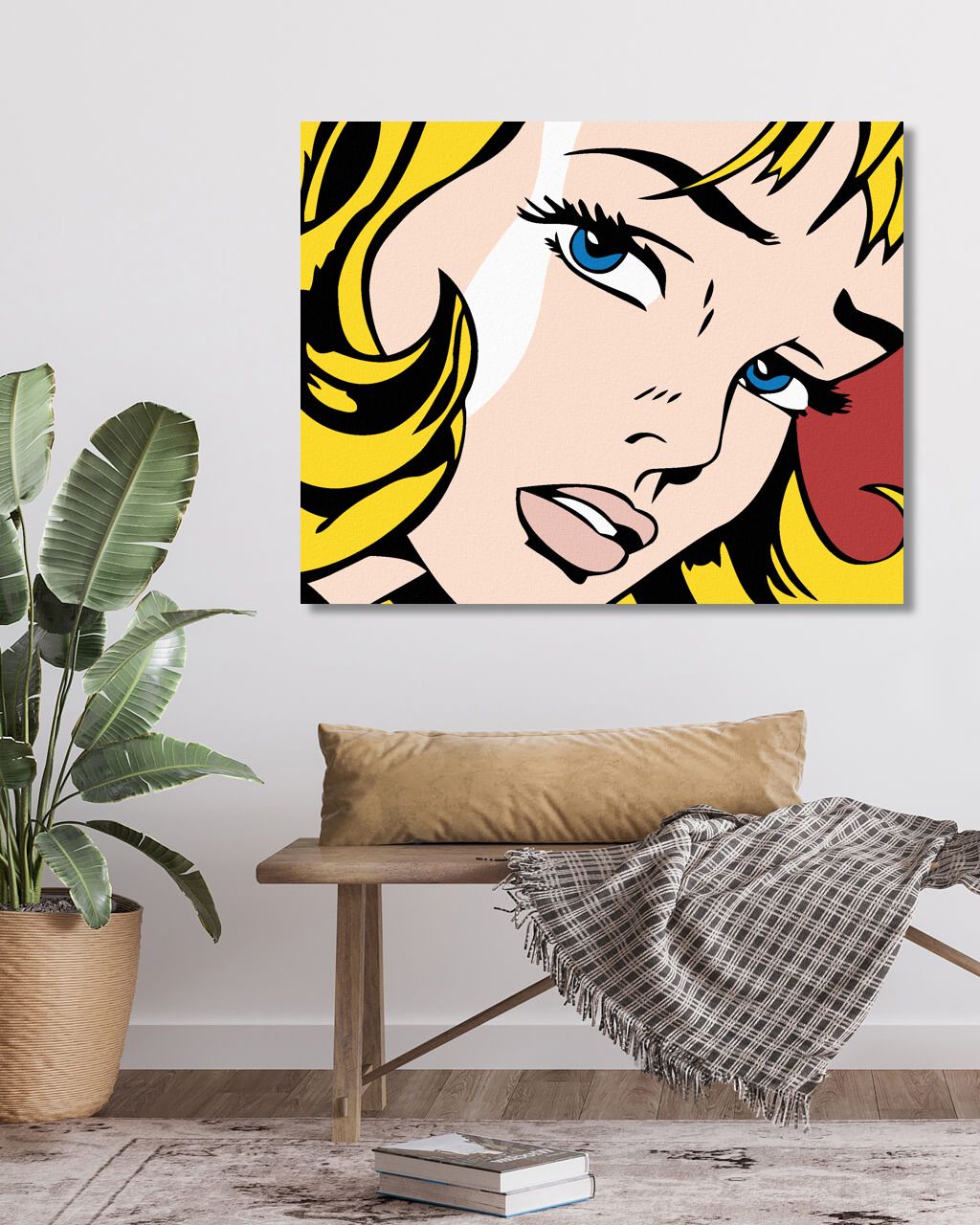 zuty Malování podle čísel - GIRL - Rozměr: 40x50 cm, Rámování: Varianta: vypnuté plátno na rám - obrázek 2