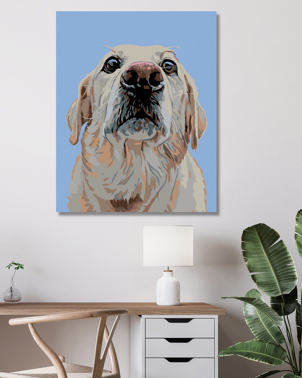 zuty Malování podle čísel - LABRADOR - Rozměr: 40x50 cm, Rámování: Varianta: vypnuté plátno na rám - obrázek 16